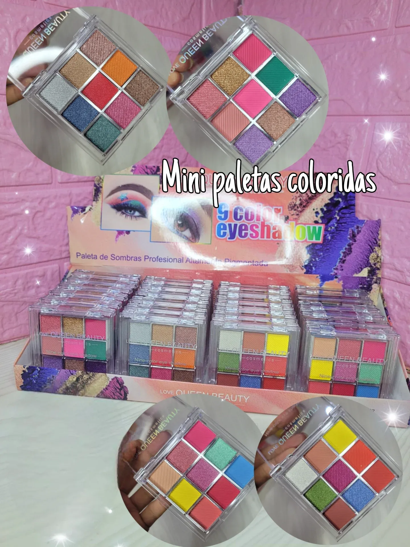 PALETA DE SOMBRAS COLORIDAS