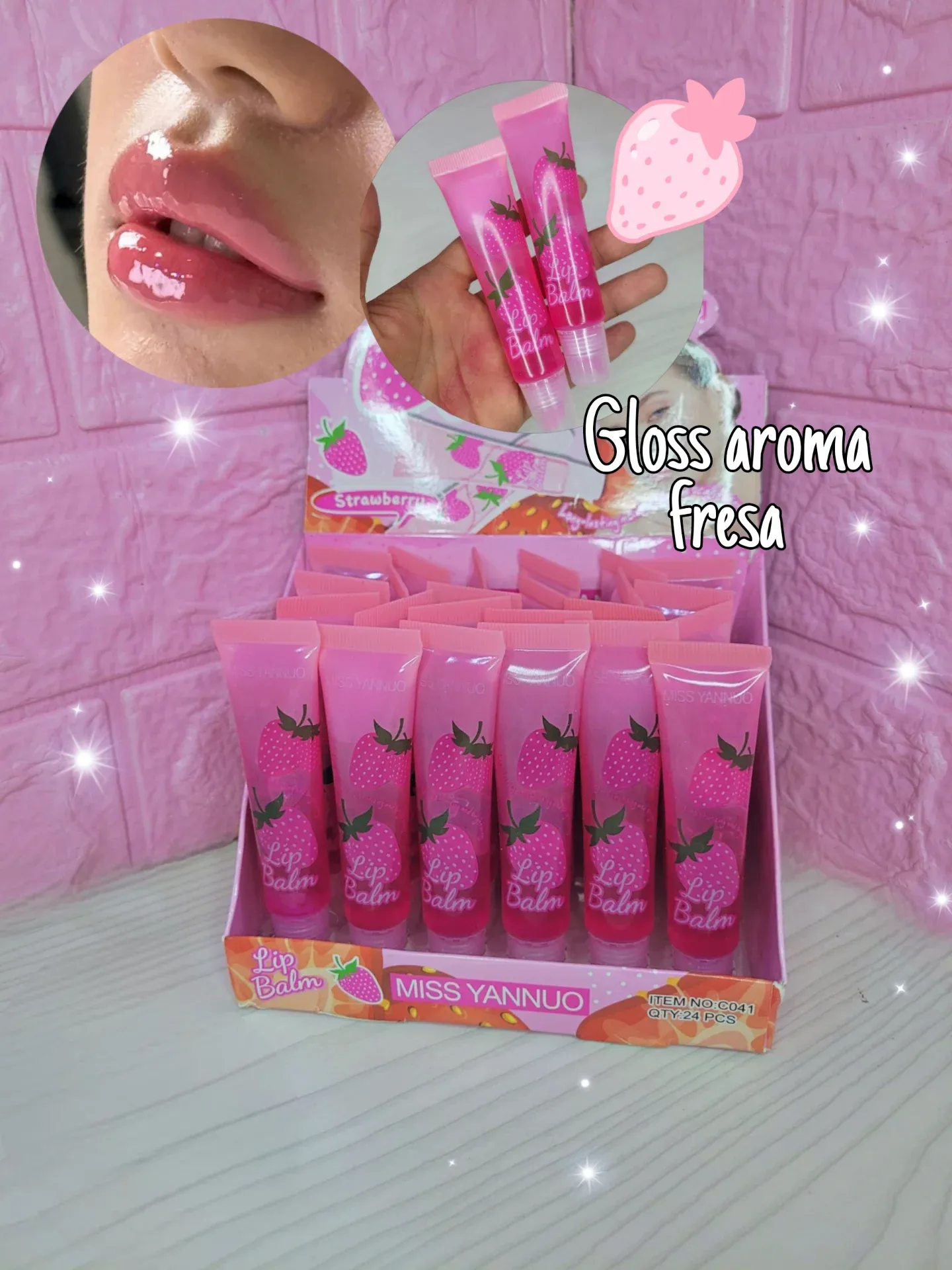 GLOSS TRANSPARENTE DE FRESA