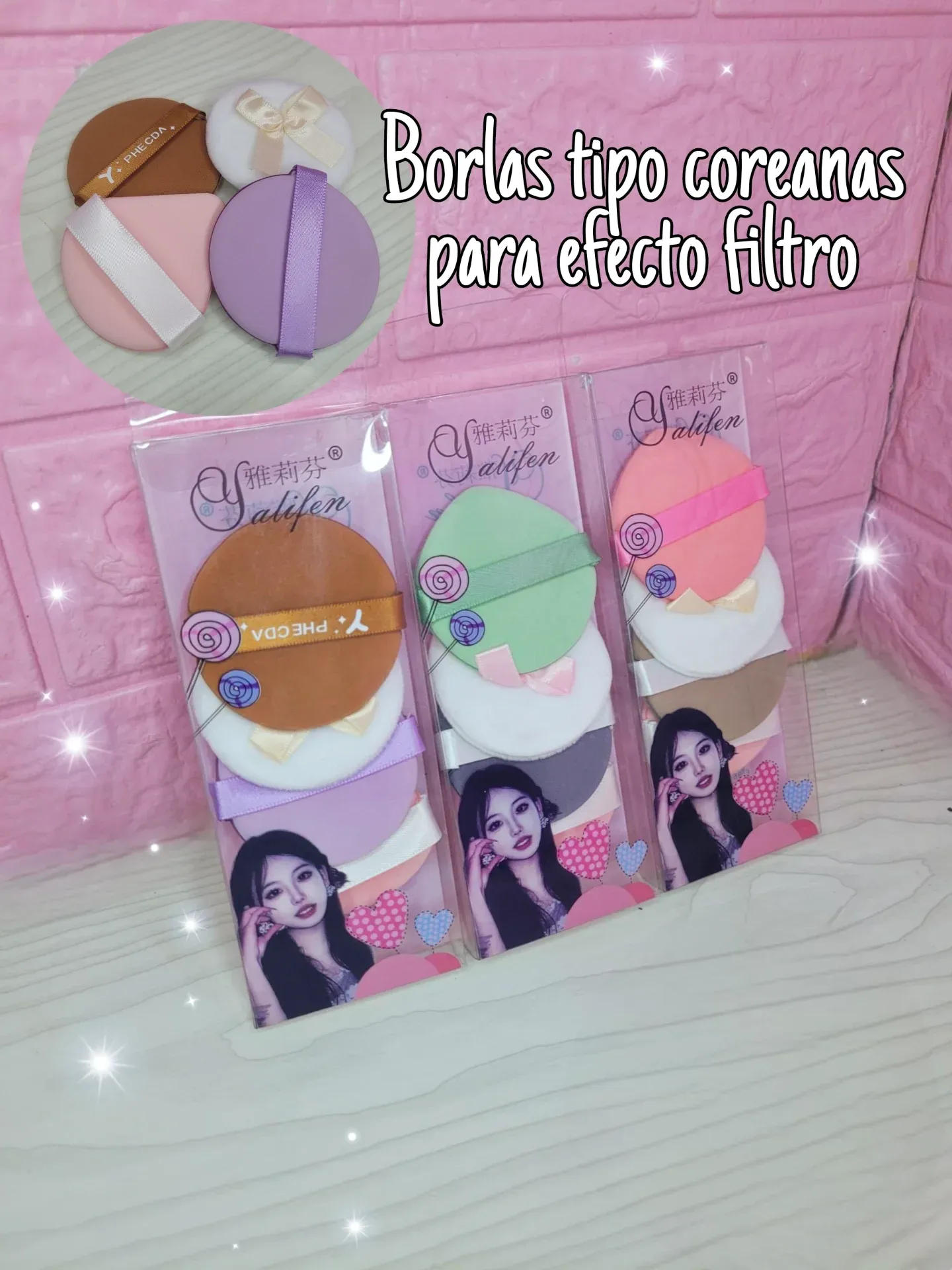 SET DE BORLAS EFECTO FILTRO