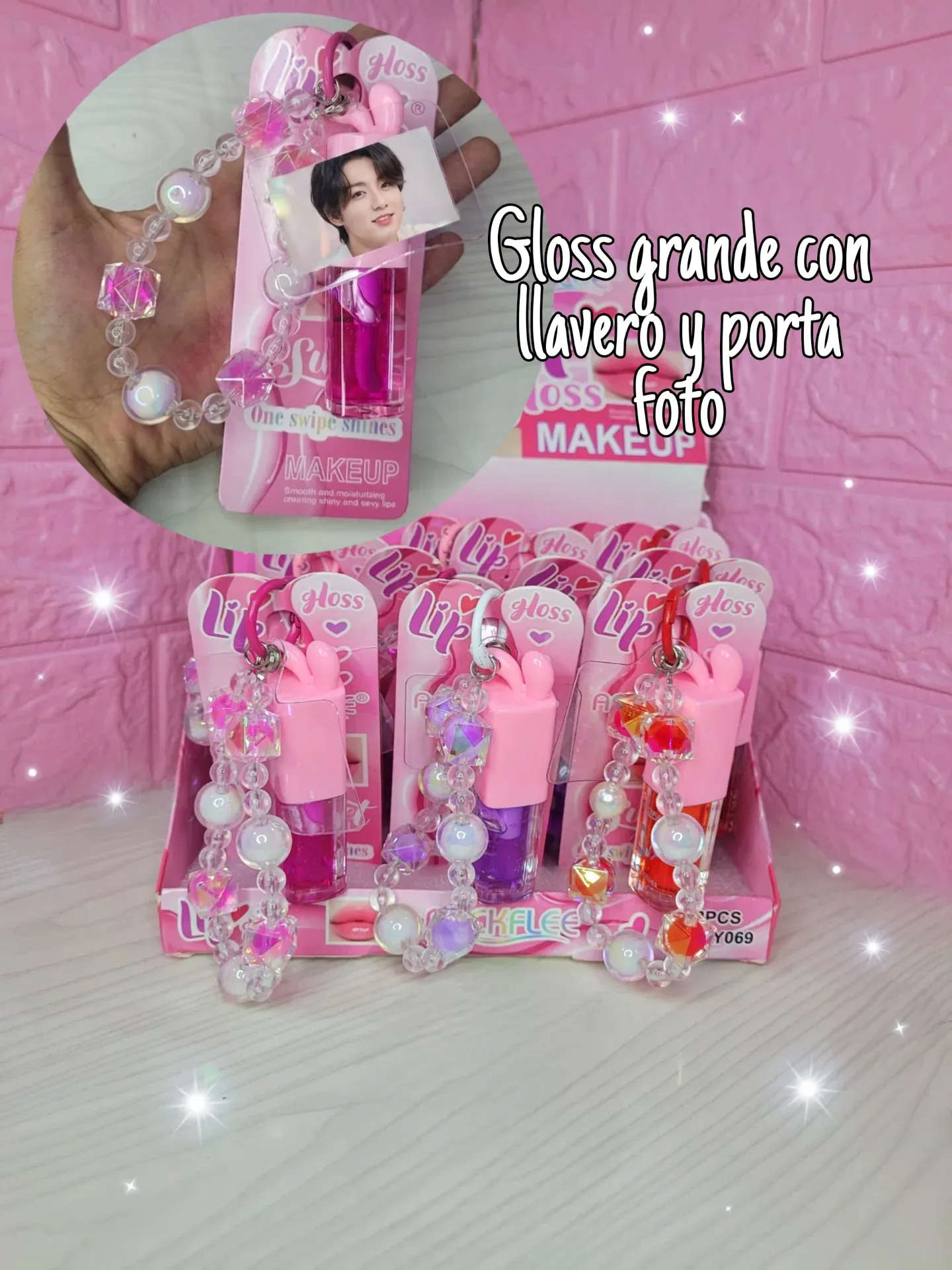 GLOSS PARA TELÉFONO CON LLAVERO