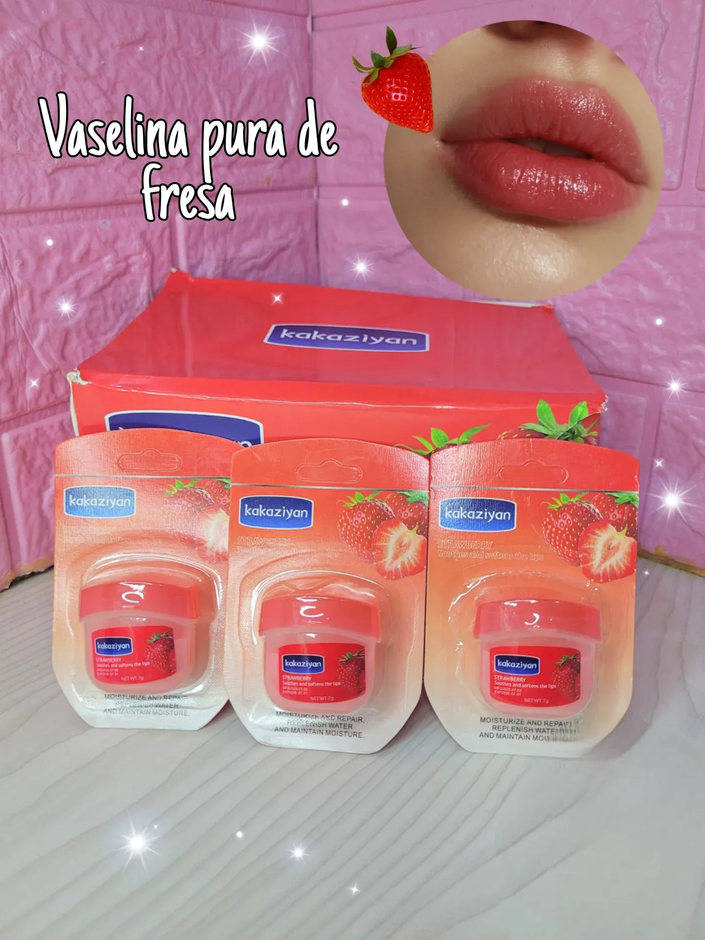 VASELINA HIDRATANTE DE FRESA