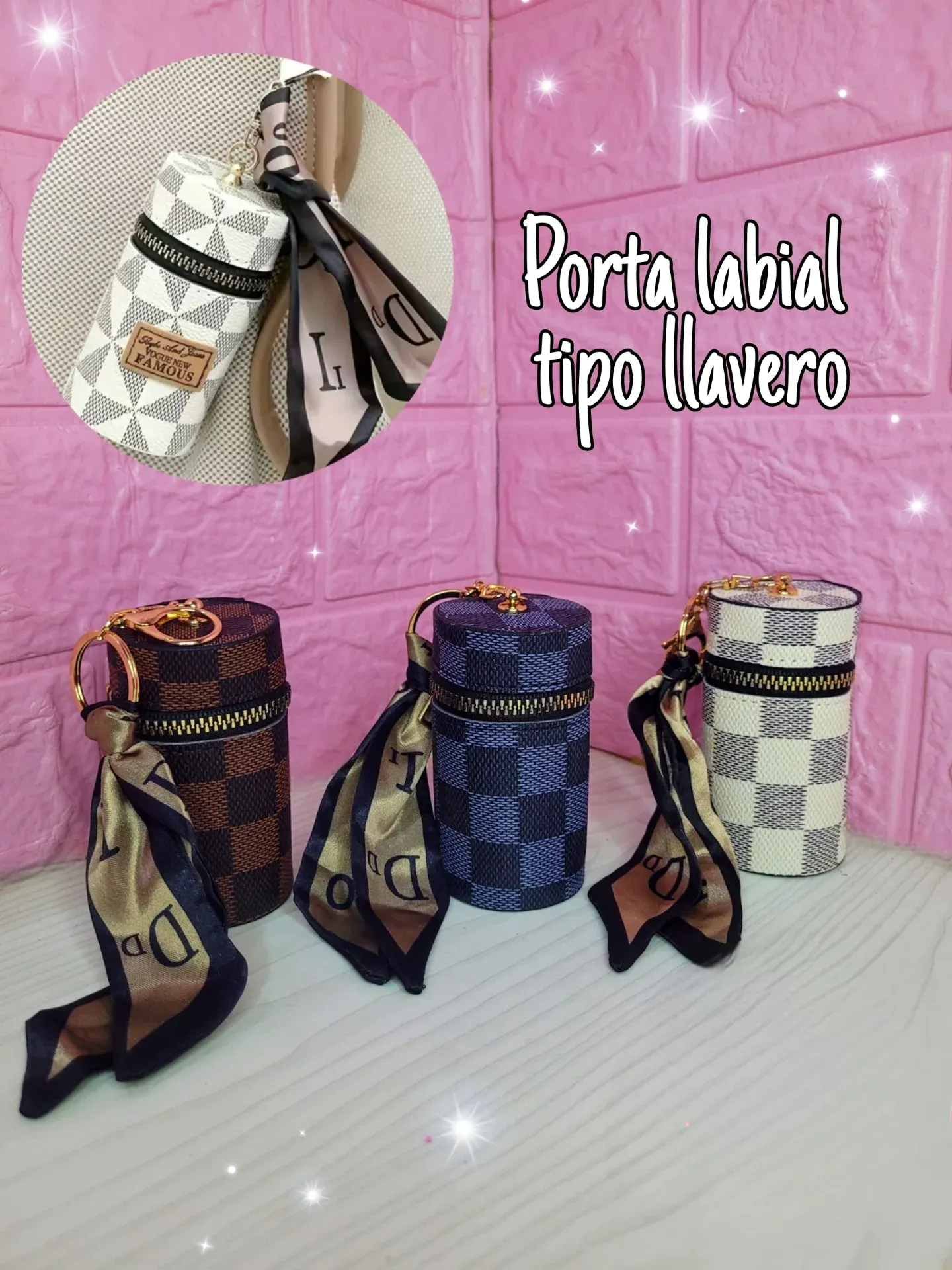 PORTA LABIAL TIPO LLAVERO