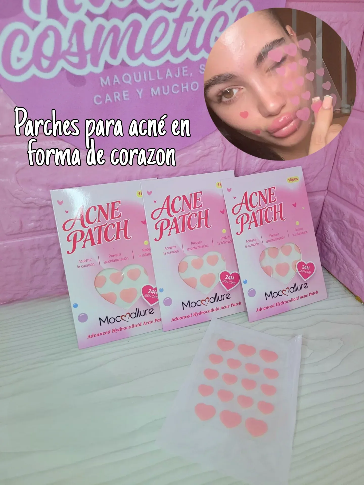 PARCHES PARA ACNÉ CORAZÓN