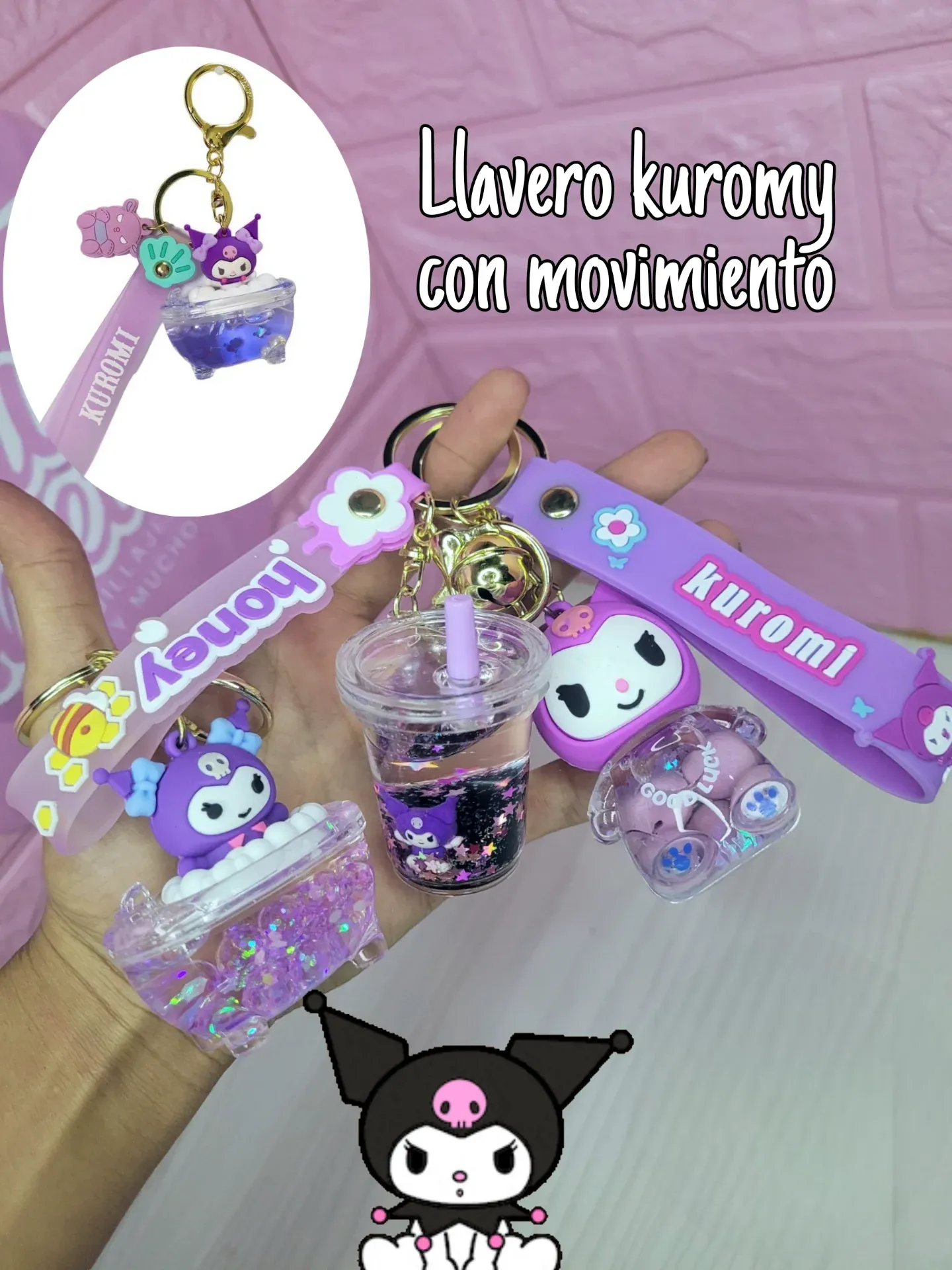 LLAVERO KUROMY CON MOVIMIENTO