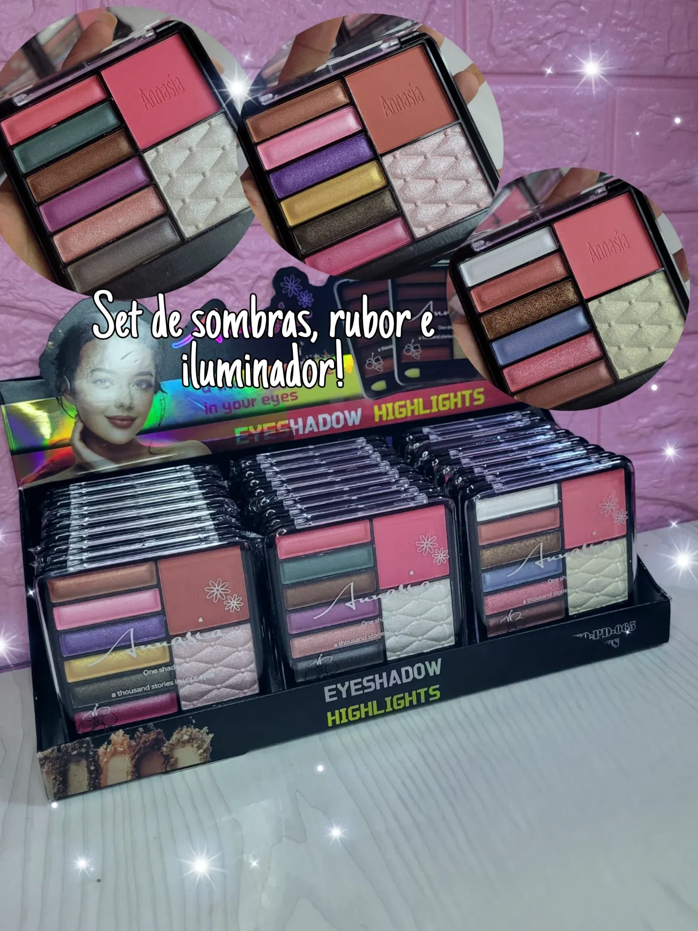 PALETA DE SOMBRAS, RUBOR E ILUMINADOR
