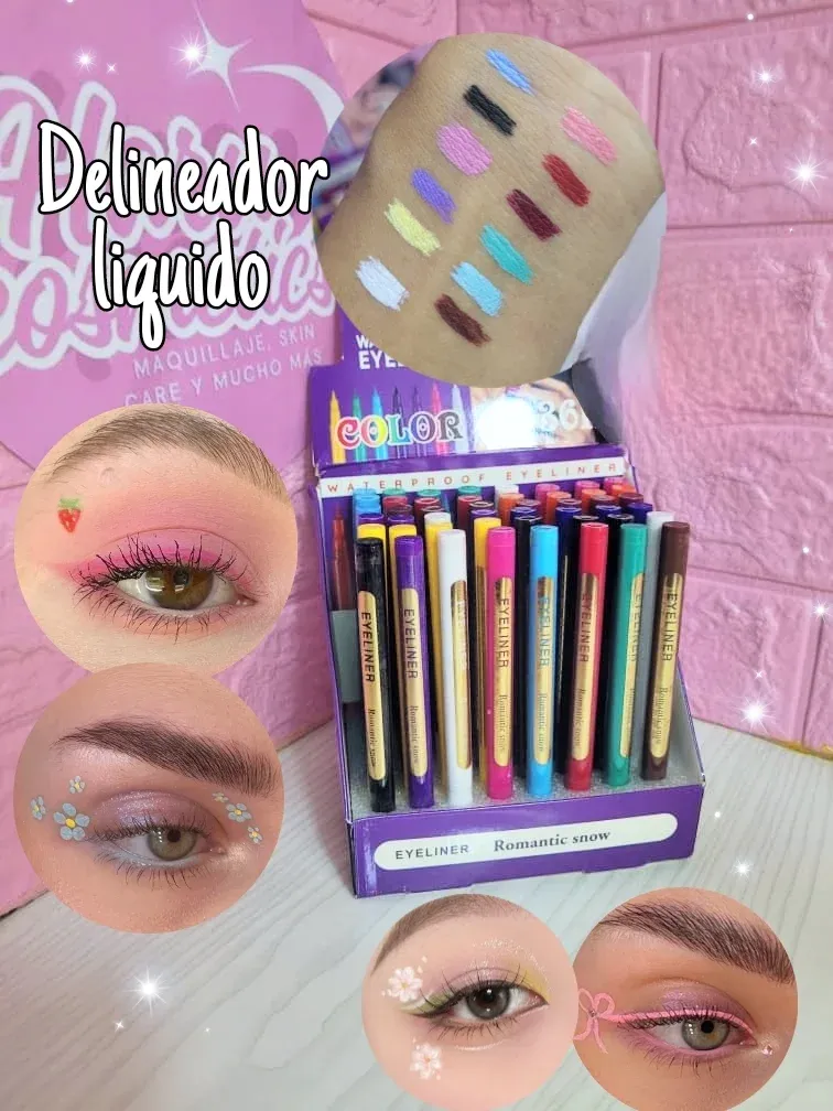 DELINEADOR LIQUIDO DE COLORES