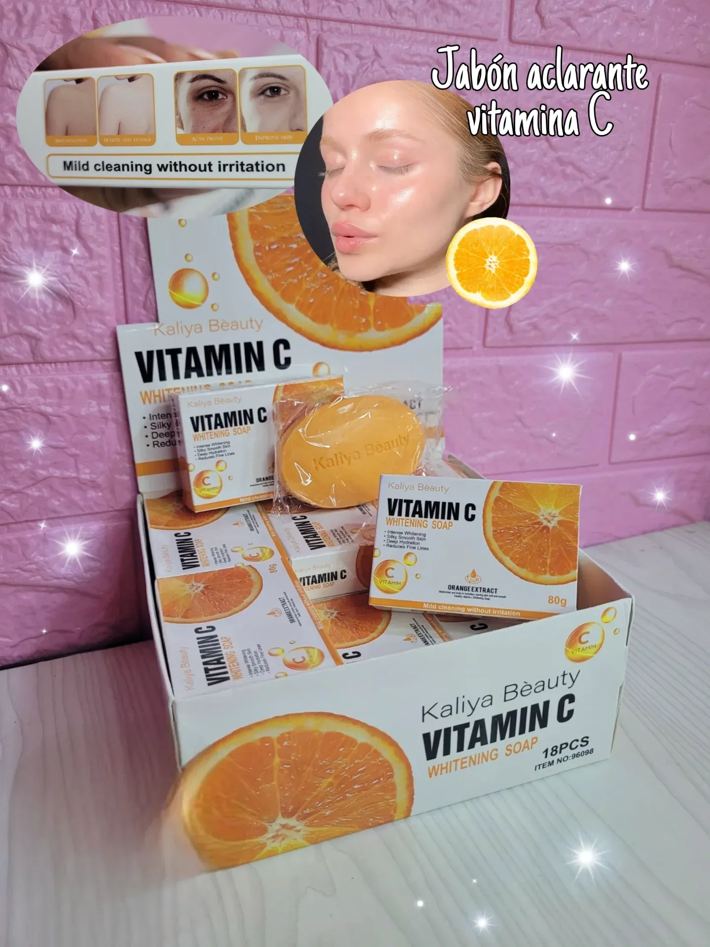 JABÓN EN BARRA FACIAL VITAMINA C