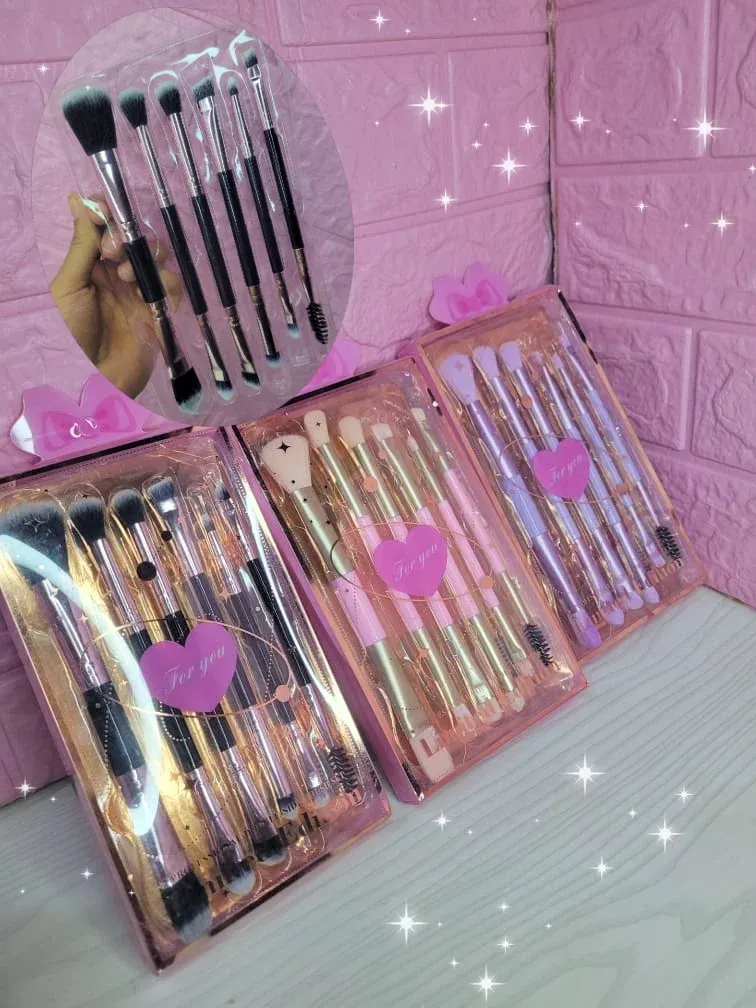 SET 6 BROCHAS DOBLES