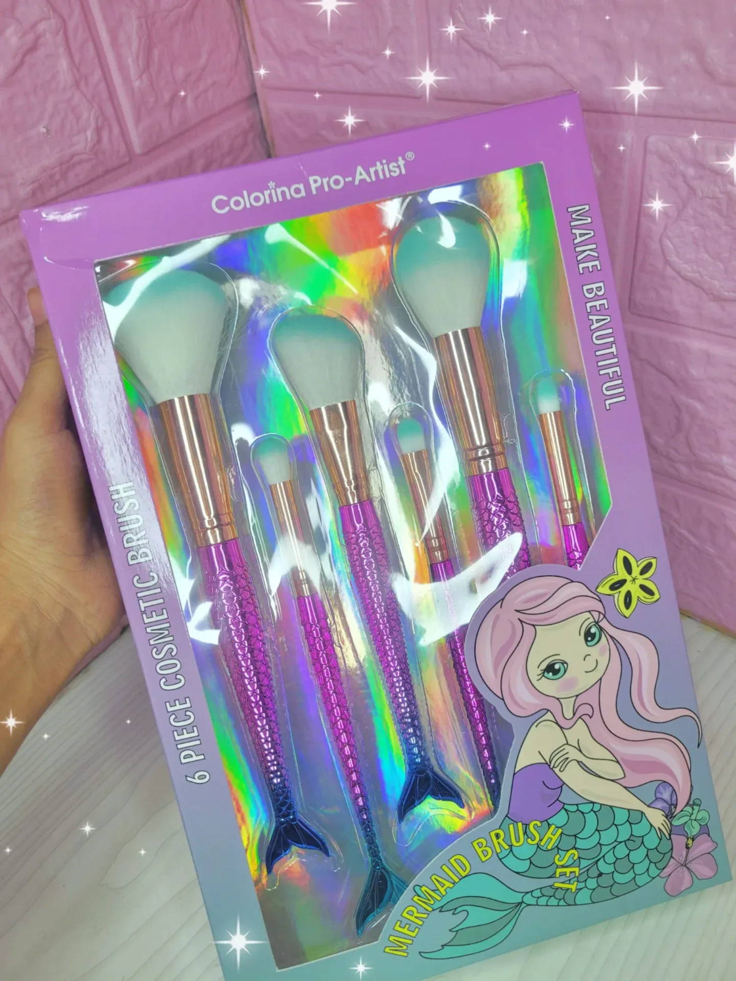 SET DE BROCHAS SIRENA