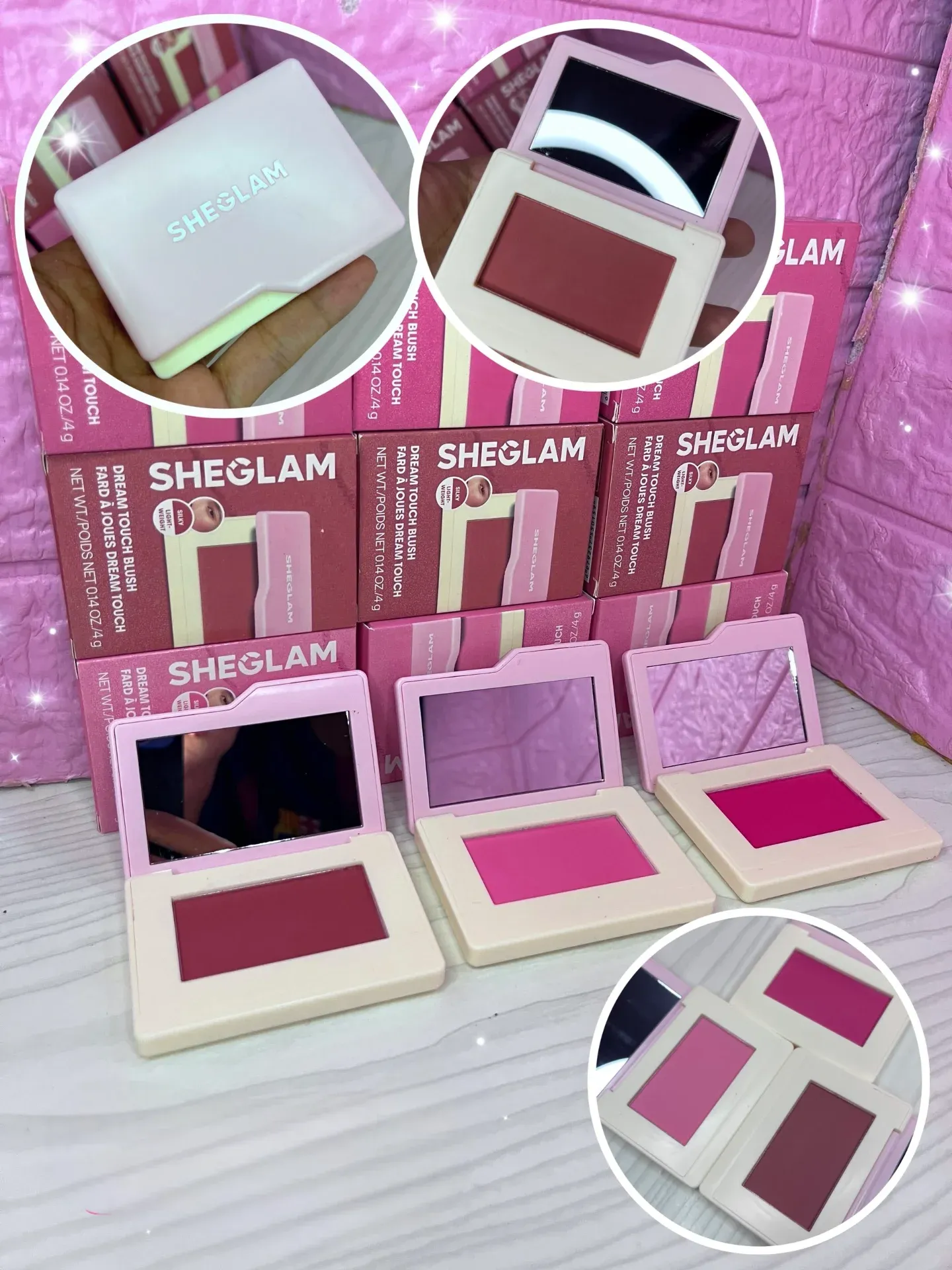 RUBOR EN POLVO CON ESPEJO  SHEGLAM 2