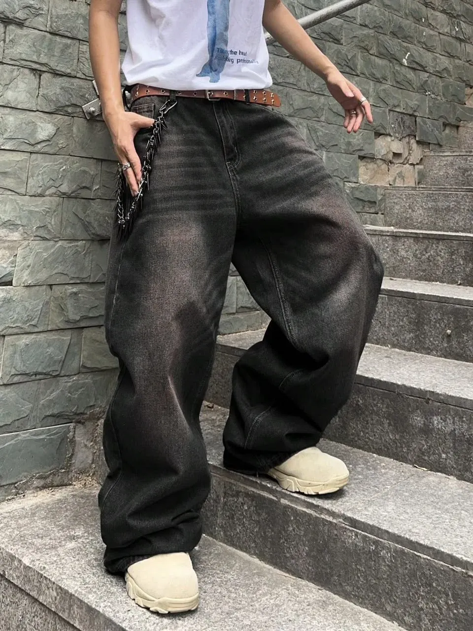 Pantalon Jean Oversize