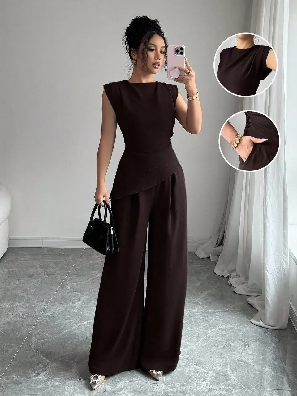 Conjunto Elegante Café