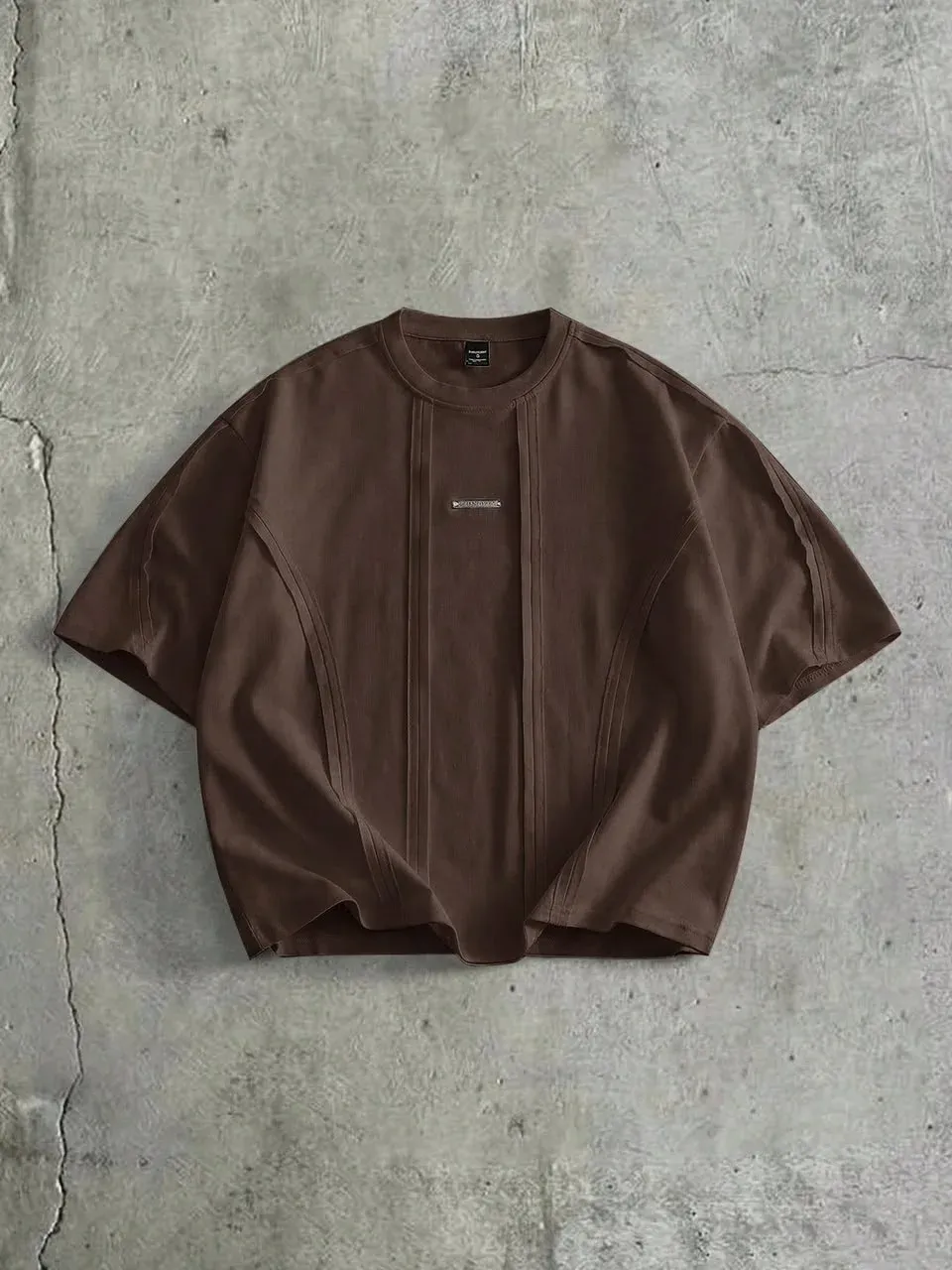 Camisa Oversize Café intenso