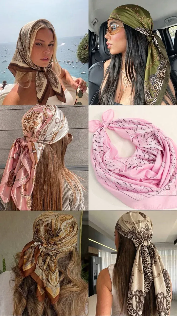 Pañuelo satinados/Bandanas