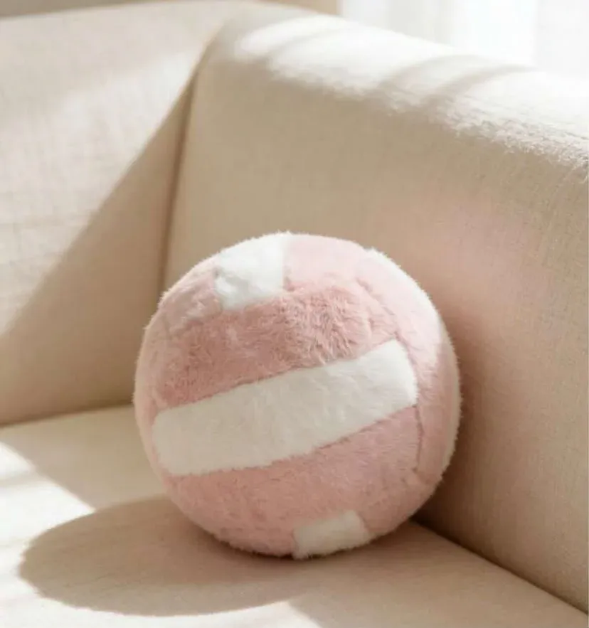 Cojín de felpa pelota voleibol