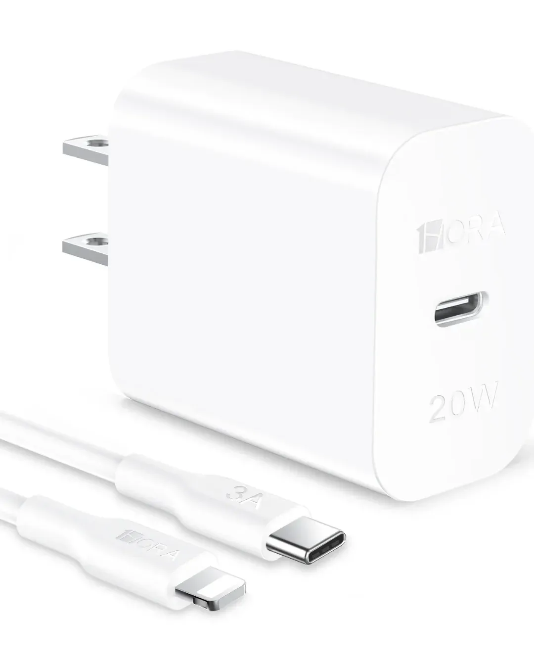 Cargador PD 20W con Cable Type-C a Lightning (GAR154)