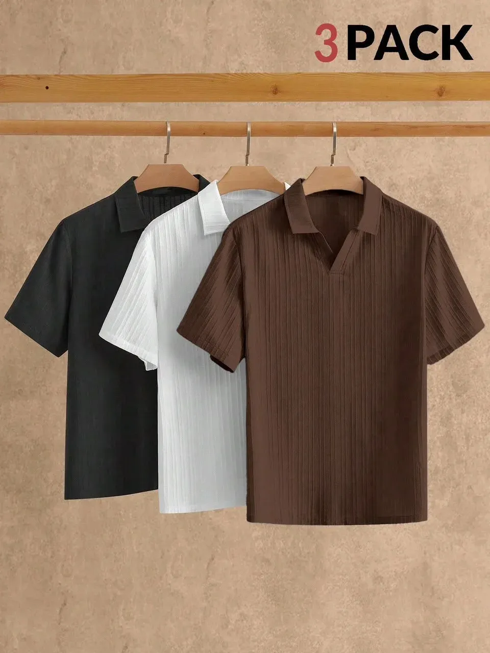 Pack de tres camisetas básicas
