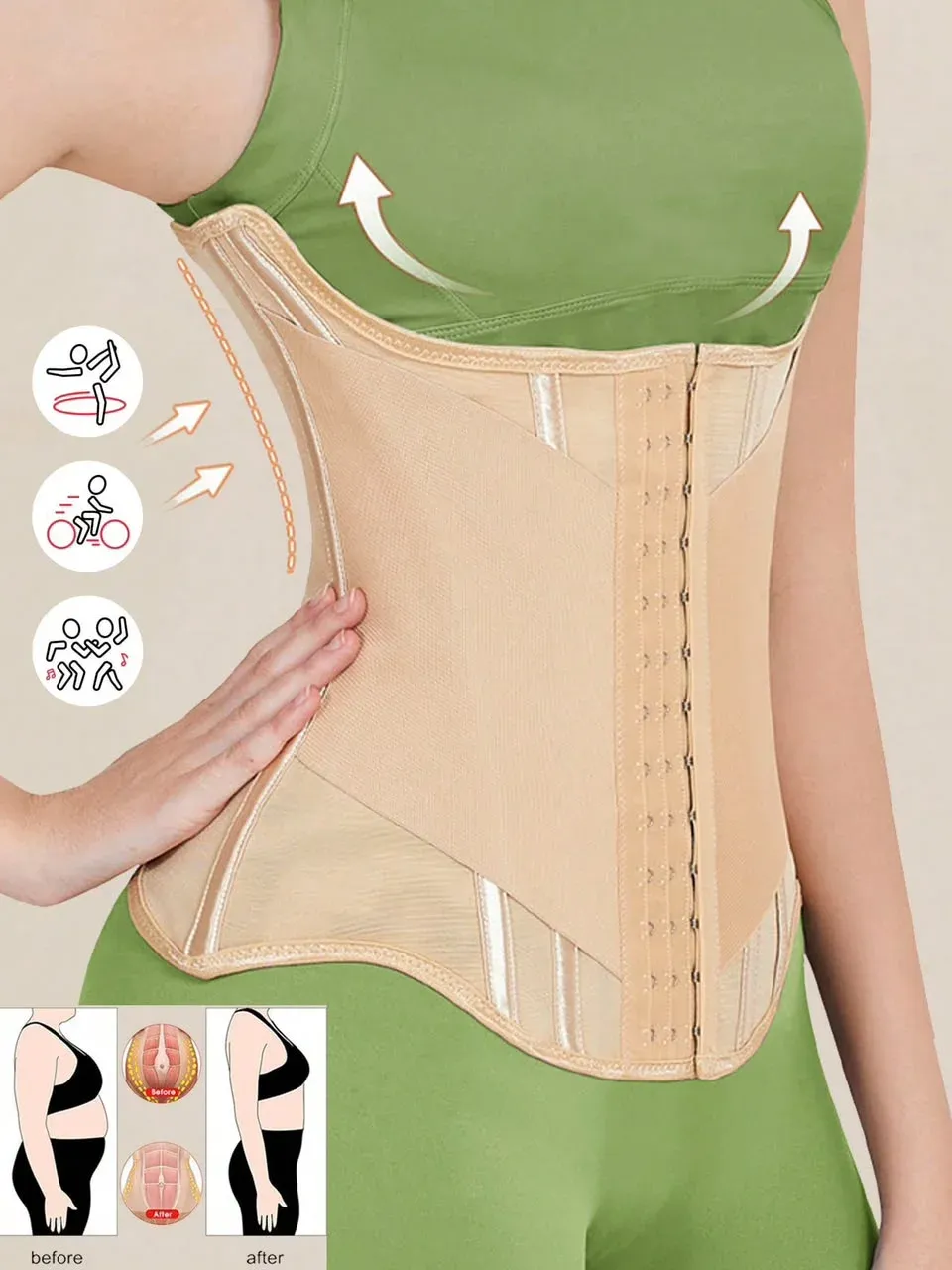 Faja moldeadora beige