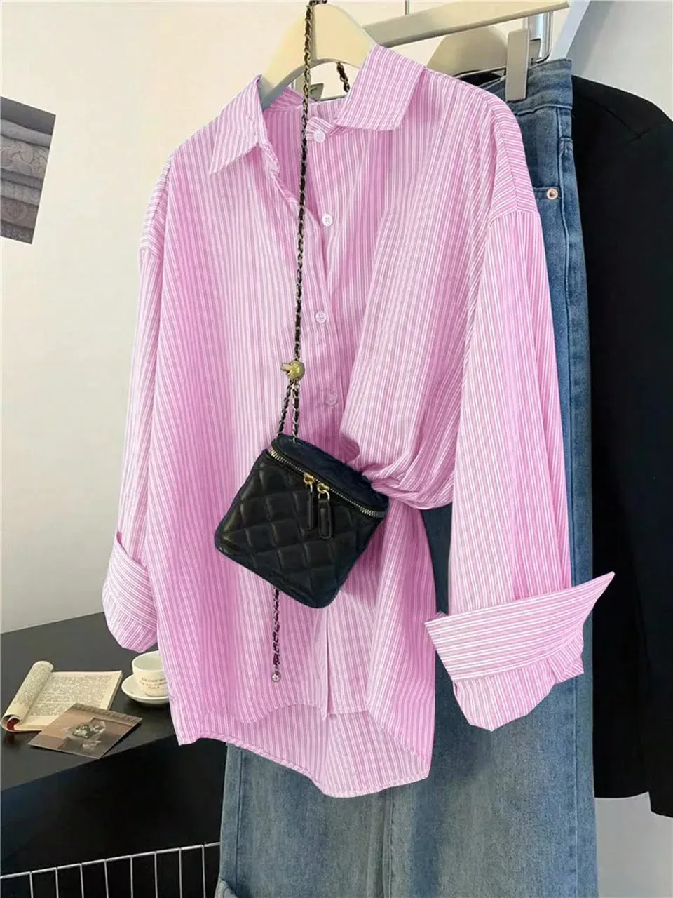 Camisa de botones oversize