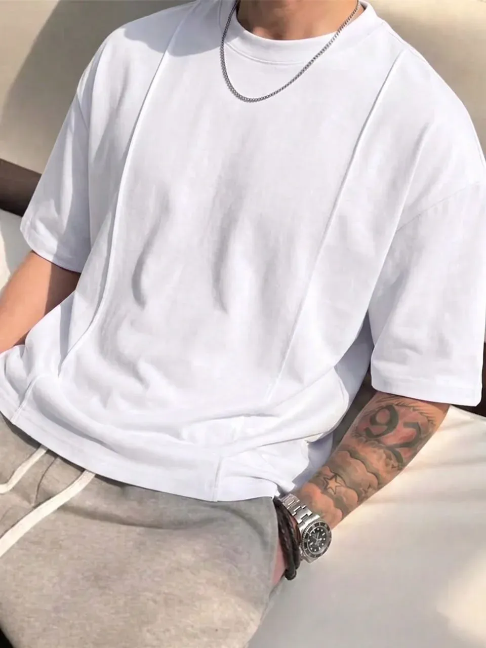 Camiseta blanca oversize