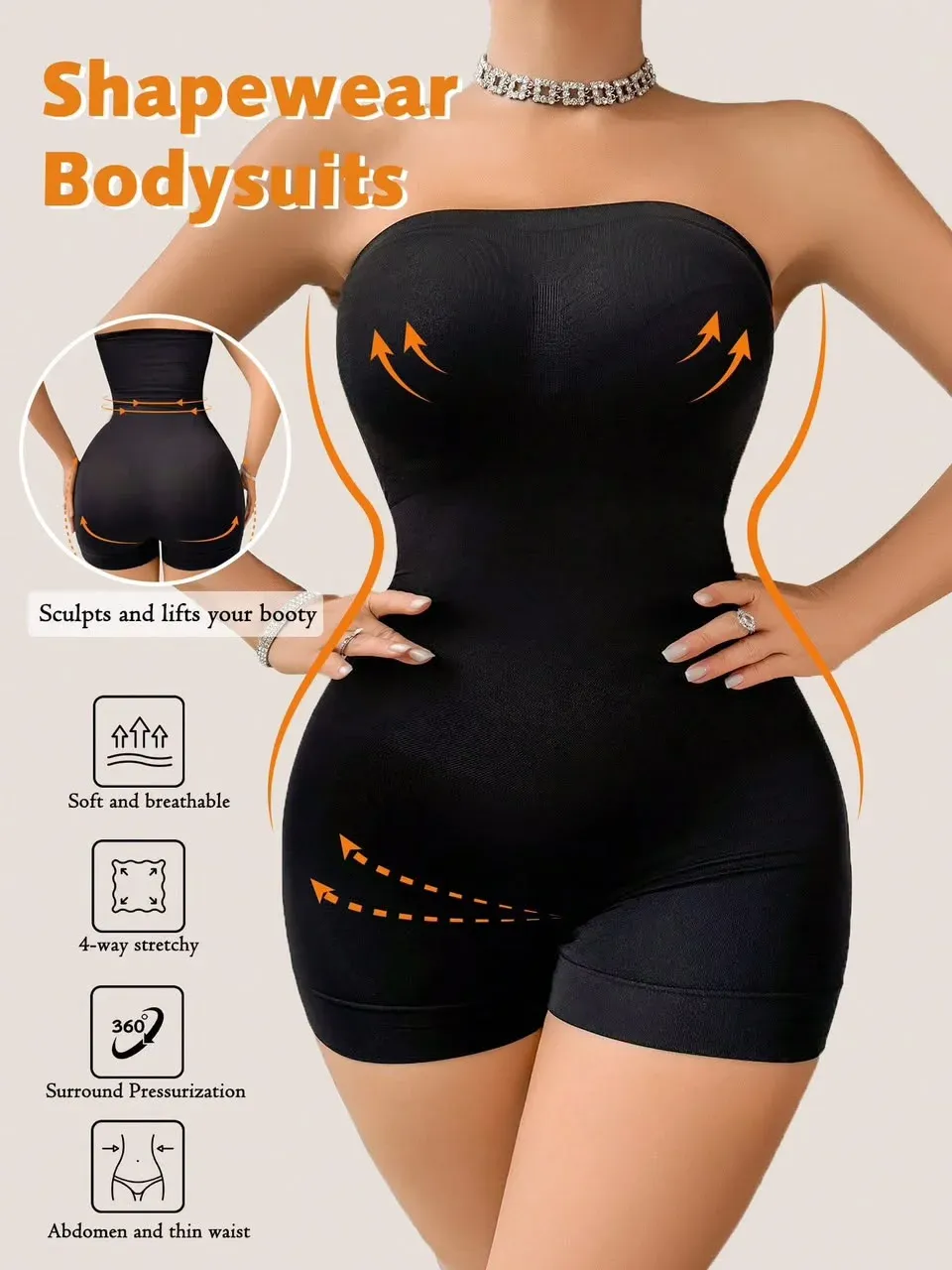 Body moldeador negro